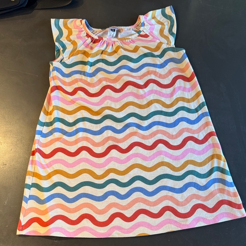 Hanna Andersson Flutter Sleeves Nightgown - Rainbow, 130 cm (8)